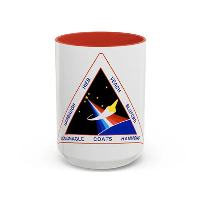 STS 39 (NASA) Accent Coffee Mug 15oz Red - Go Mug Yourself