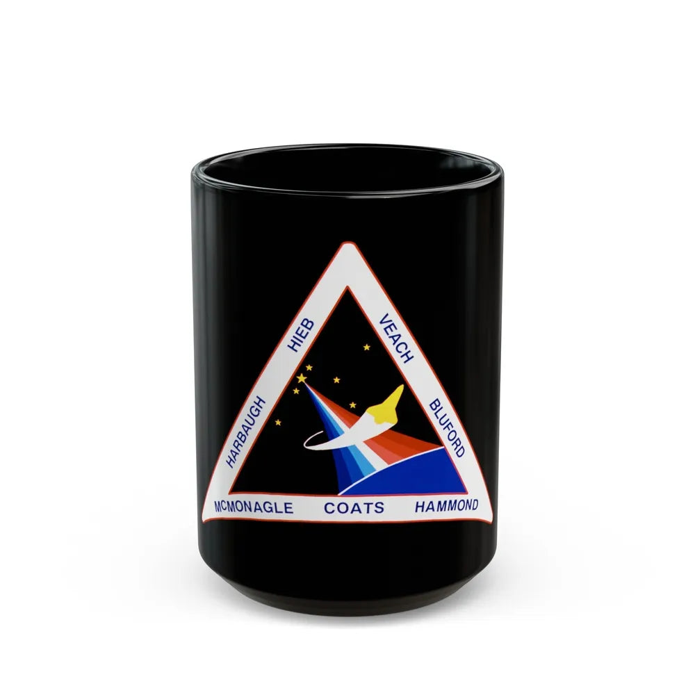 STS 39 (NASA) Black Coffee Mug-15oz-Go Mug Yourself