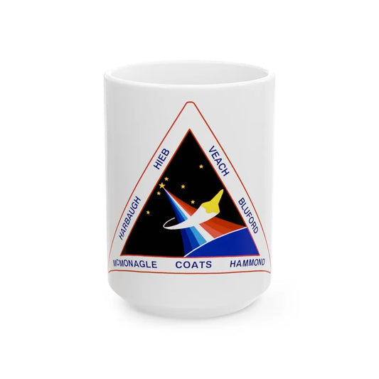 STS 39 (NASA) White Coffee Mug-15oz-Go Mug Yourself