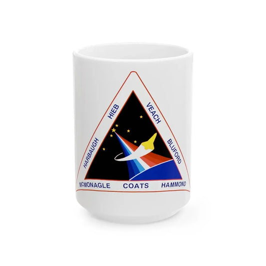 STS 39 (NASA) White Coffee Mug 15oz - Go Mug Yourself