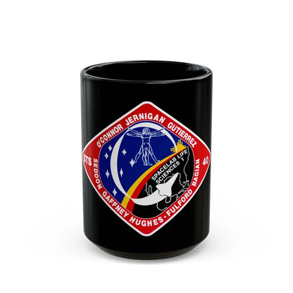 STS 40 (NASA) Black Coffee Mug-15oz-Go Mug Yourself