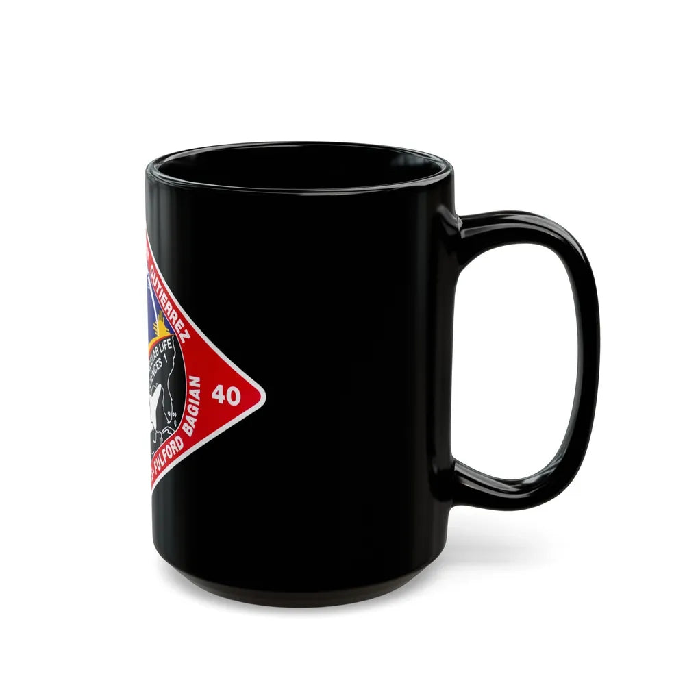 STS 40 (NASA) Black Coffee Mug-Go Mug Yourself