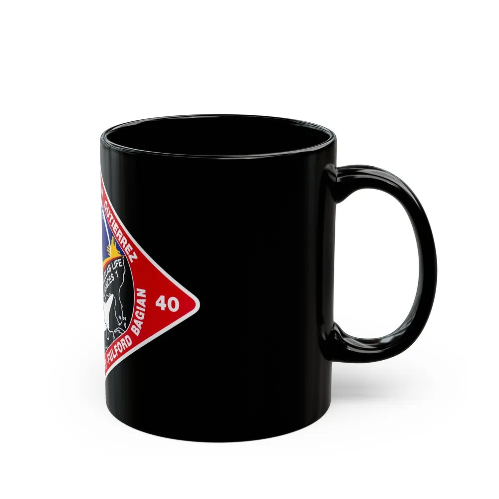 STS 40 (NASA) Black Coffee Mug-Go Mug Yourself