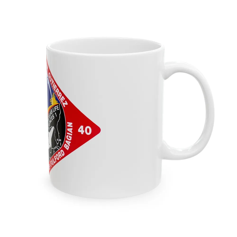 STS 40 (NASA) White Coffee Mug-Go Mug Yourself