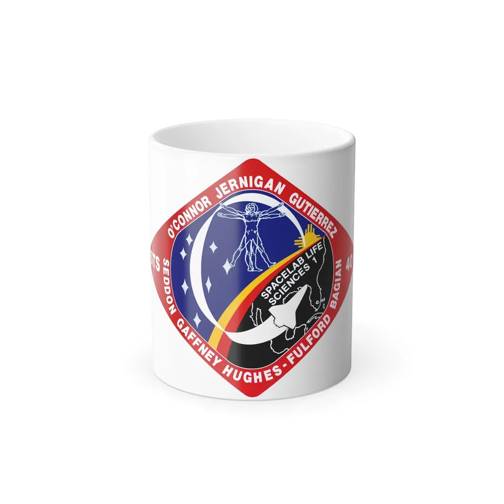 STS 40 Patch NASA - Color Changing Mug 11oz-11oz-Go Mug Yourself