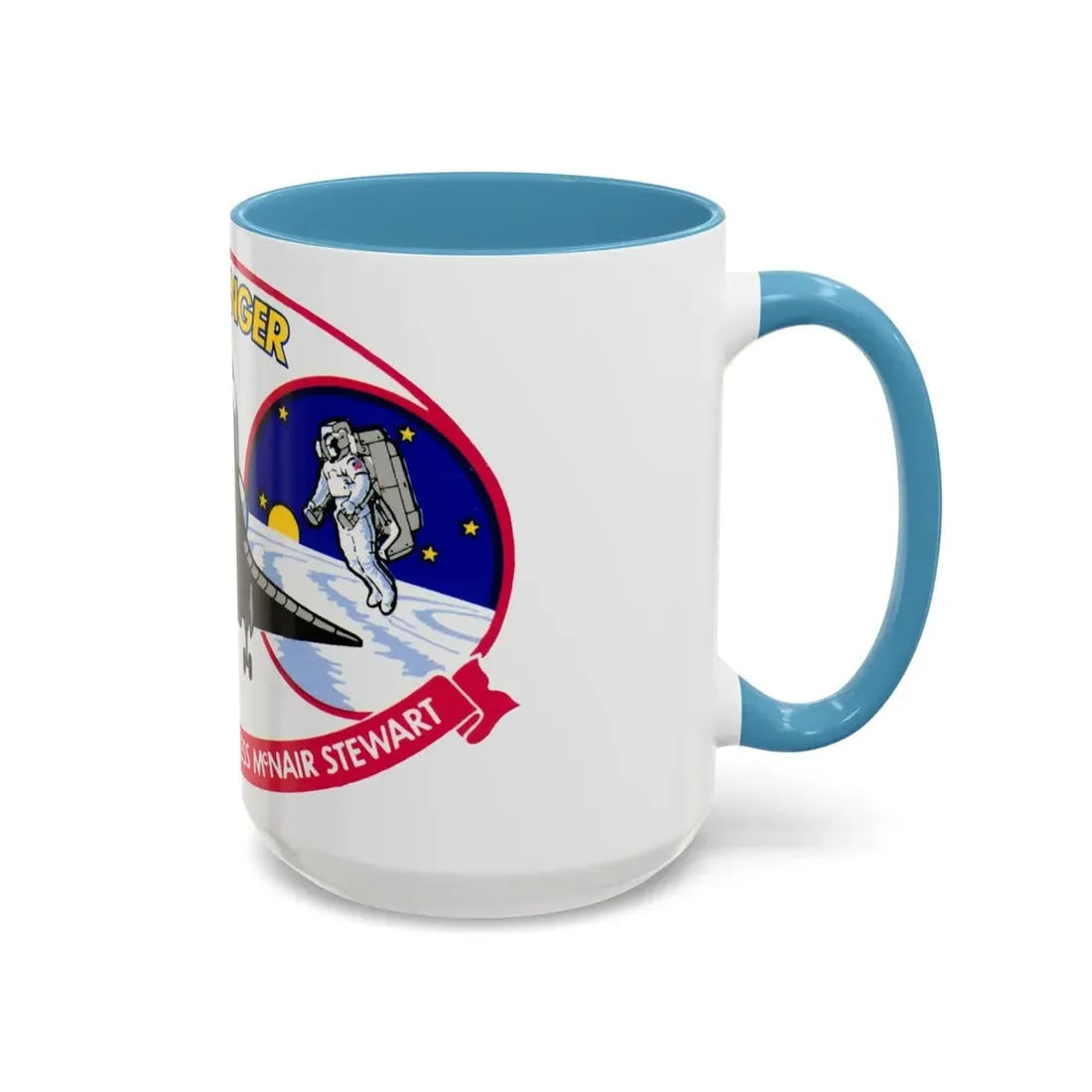 STS 41 b (NASA) Accent Coffee Mug - Go Mug Yourself