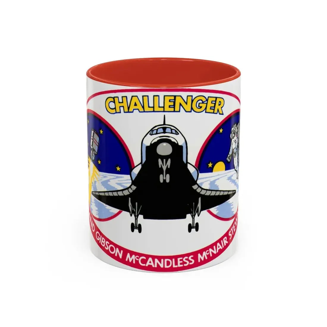STS 41 b (NASA) Accent Coffee Mug - Go Mug Yourself