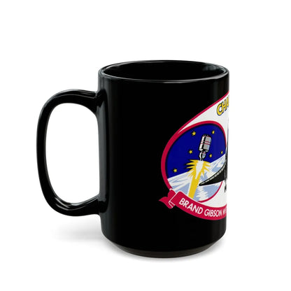 STS 41 b (NASA) Black Coffee Mug-Go Mug Yourself