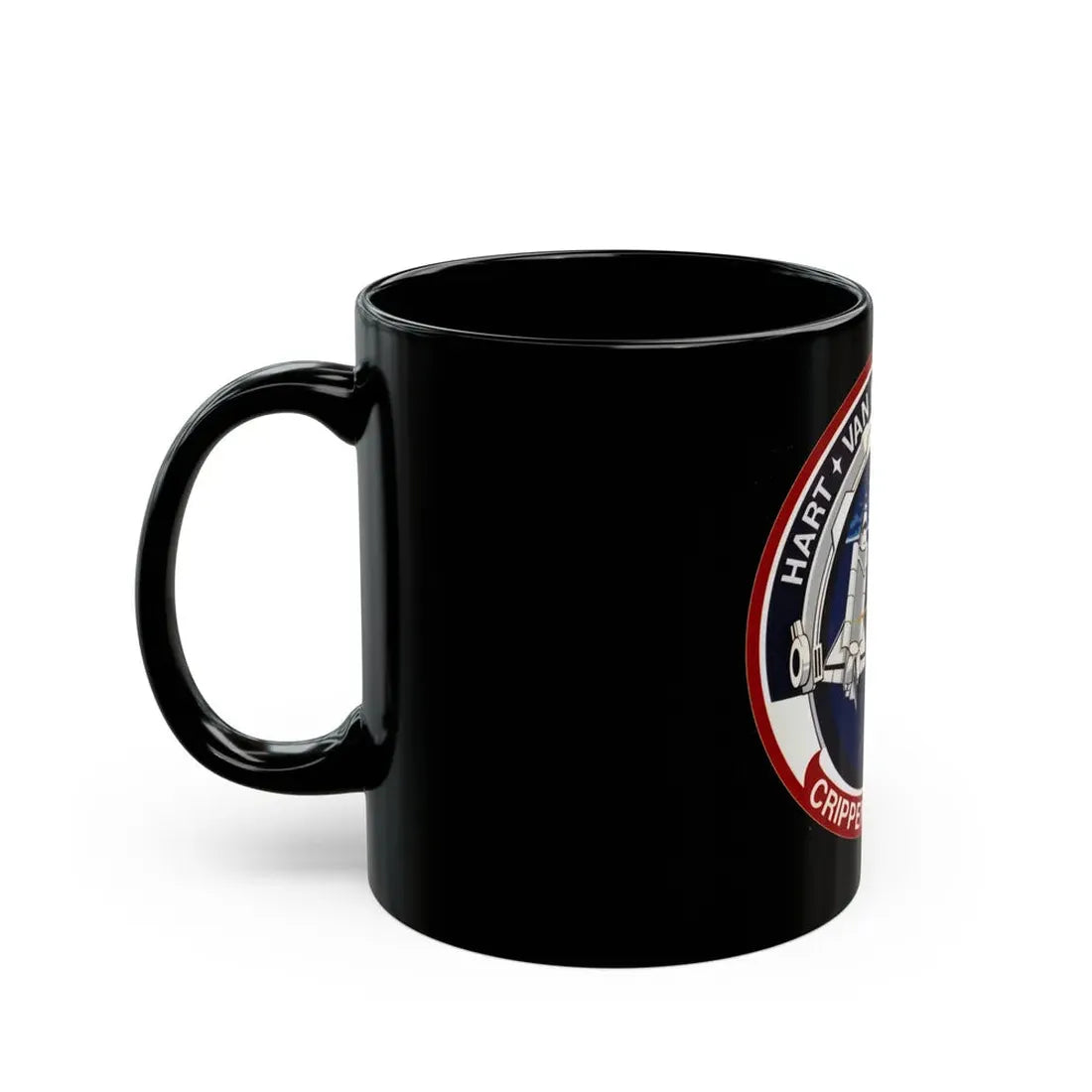 STS 41 C (NASA) Black Coffee Mug - Go Mug Yourself
