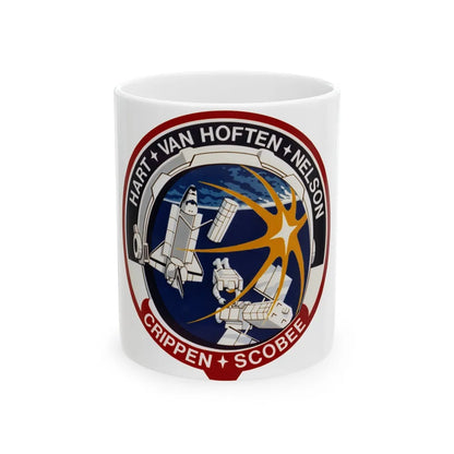 STS 41 C (NASA) White Coffee Mug-11oz-Go Mug Yourself