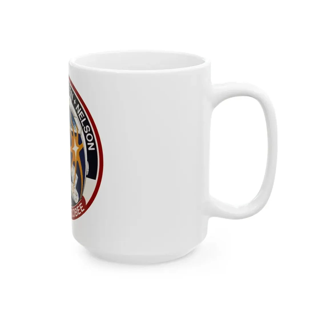 STS 41 C (NASA) White Coffee Mug - Go Mug Yourself