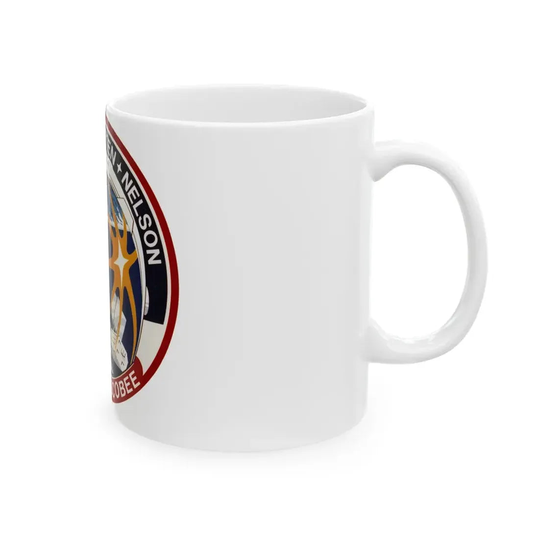 STS 41 C (NASA) White Coffee Mug - Go Mug Yourself