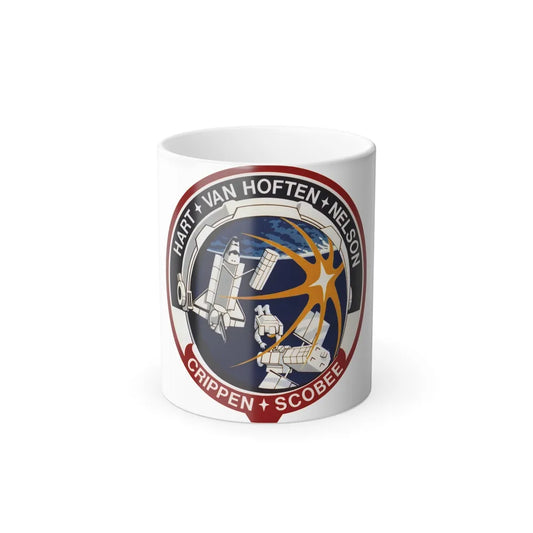 STS 41 C Patch NASA - Color Changing Mug 11oz-11oz-Go Mug Yourself