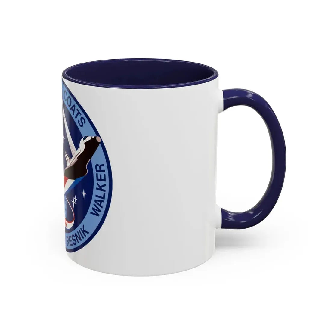 STS 41 d (NASA) Accent Coffee Mug - Go Mug Yourself