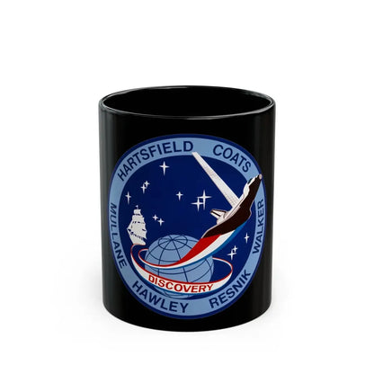 STS 41 d (NASA) Black Coffee Mug 11oz - Go Mug Yourself