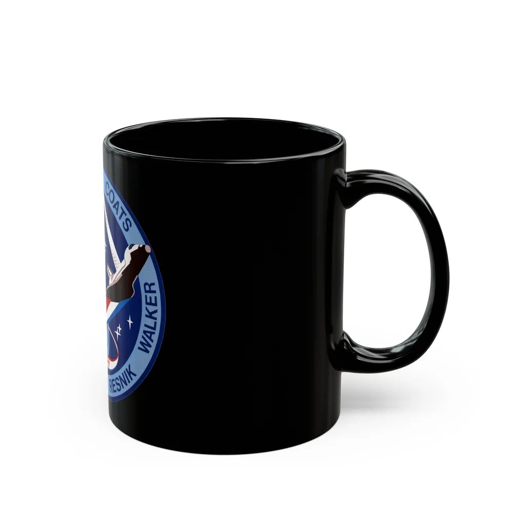 STS 41 d (NASA) Black Coffee Mug-Go Mug Yourself