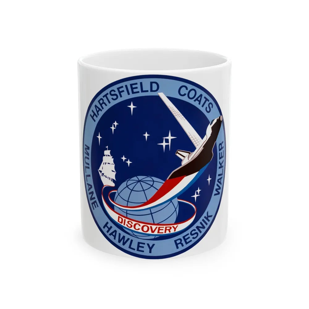 STS 41 d (NASA) White Coffee Mug-11oz-Go Mug Yourself