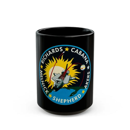 STS 41 (NASA) Black Coffee Mug-15oz-Go Mug Yourself