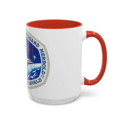 STS 42 (NASA) Accent Coffee Mug - Go Mug Yourself