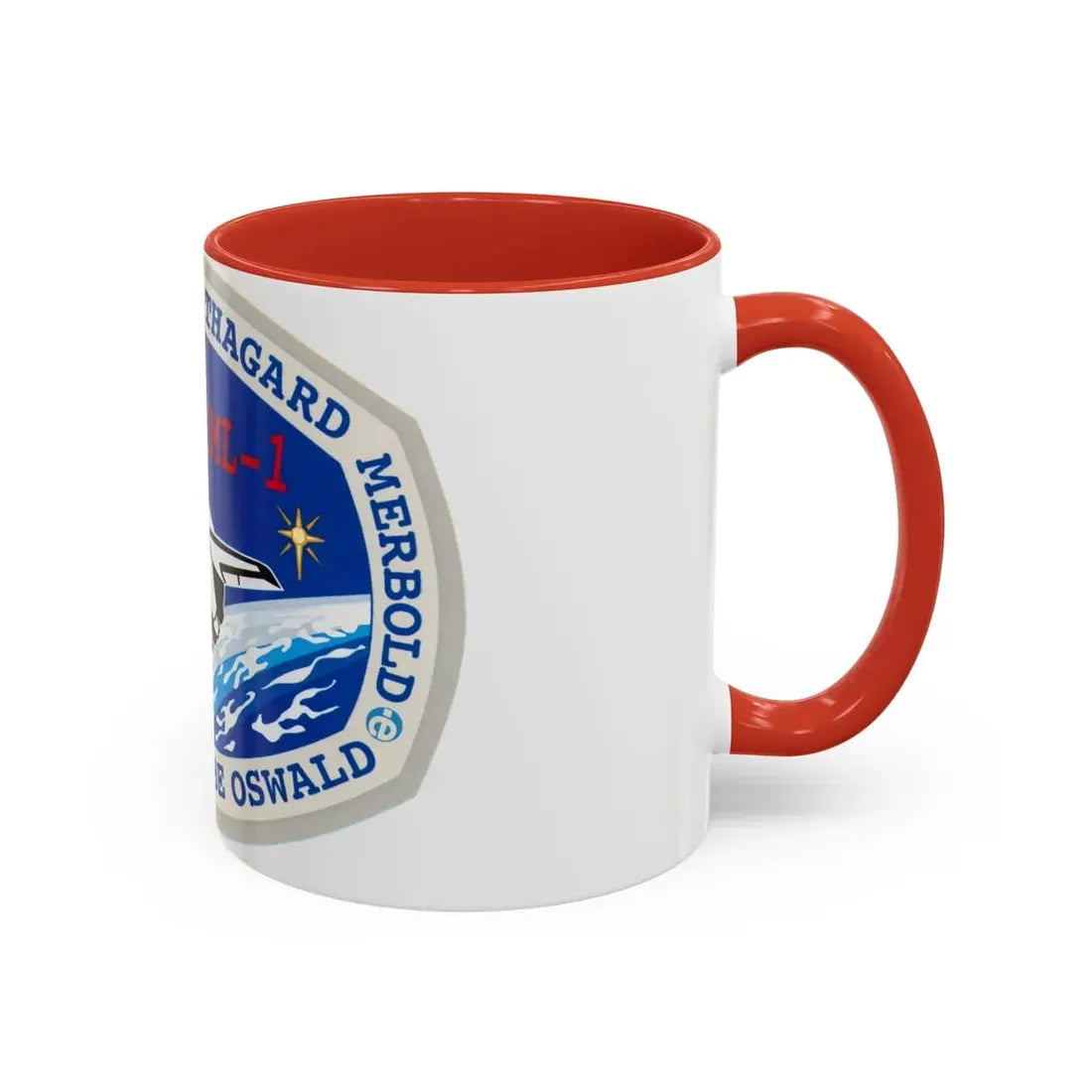STS 42 (NASA) Accent Coffee Mug - Go Mug Yourself