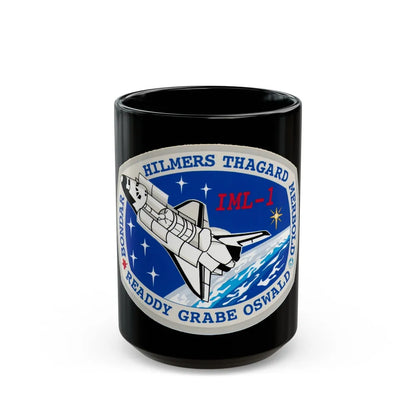 STS 42 (NASA) Black Coffee Mug-15oz-Go Mug Yourself