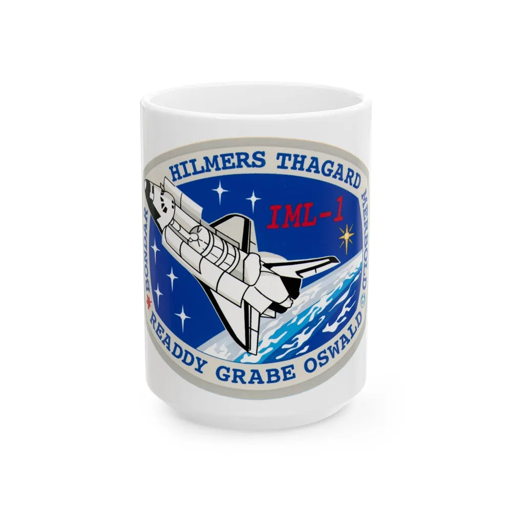 STS 42 (NASA) White Coffee Mug-15oz-Go Mug Yourself