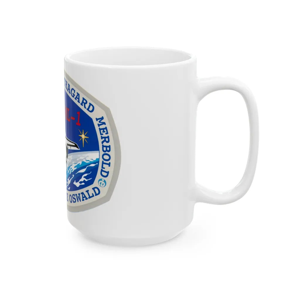 STS 42 (NASA) White Coffee Mug-Go Mug Yourself