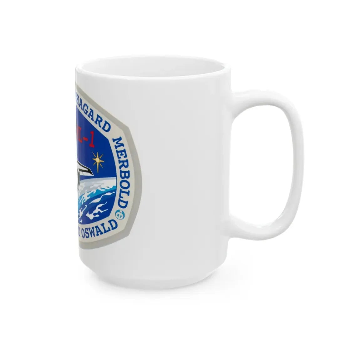 STS 42 (NASA) White Coffee Mug - Go Mug Yourself