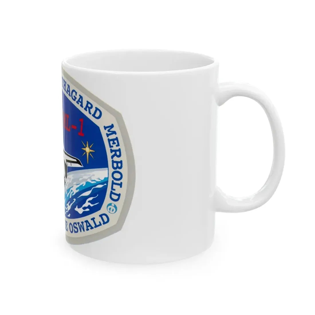 STS 42 (NASA) White Coffee Mug - Go Mug Yourself