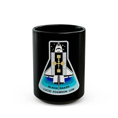 STS 43 (NASA) Black Coffee Mug 15oz - Go Mug Yourself
