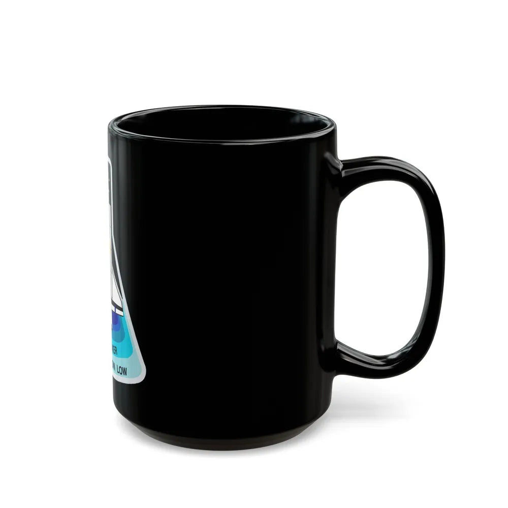 STS 43 (NASA) Black Coffee Mug-Go Mug Yourself