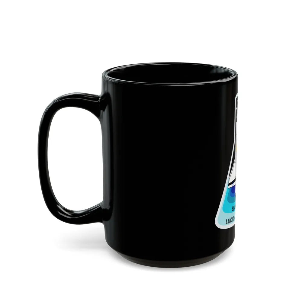 STS 43 (NASA) Black Coffee Mug-Go Mug Yourself