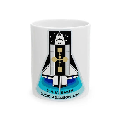 STS 43 (NASA) White Coffee Mug 11oz - Go Mug Yourself