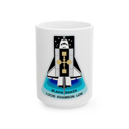 STS 43 (NASA) White Coffee Mug-15oz-Go Mug Yourself