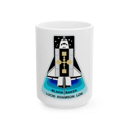 STS 43 (NASA) White Coffee Mug 15oz - Go Mug Yourself