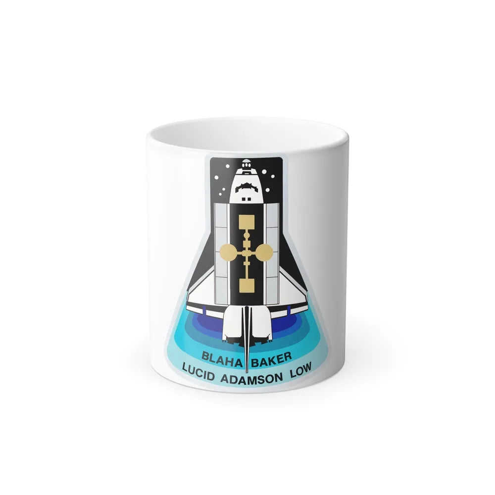 STS 43 Patch NASA - Color Changing Mug 11oz-11oz-Go Mug Yourself