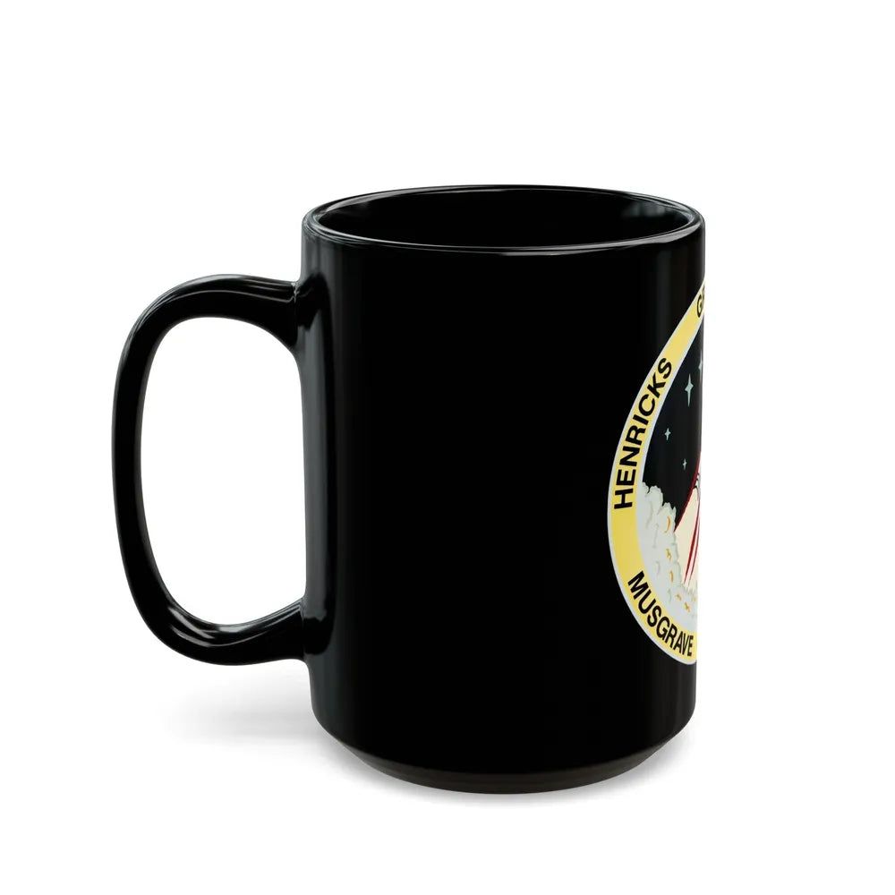 STS 44 (NASA) Black Coffee Mug-Go Mug Yourself