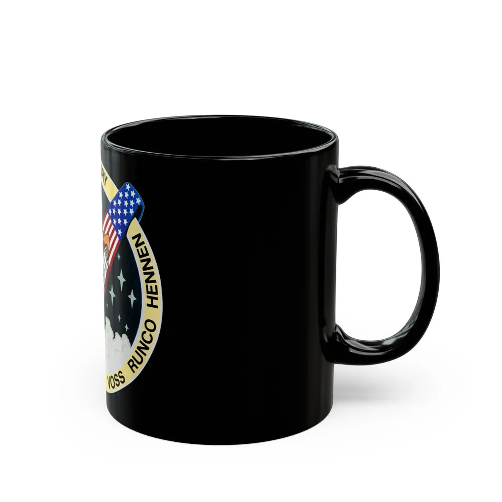 STS 44 (NASA) Black Coffee Mug-Go Mug Yourself