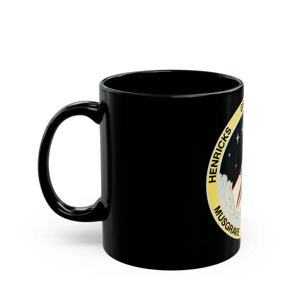 STS 44 (NASA) Black Coffee Mug-Go Mug Yourself