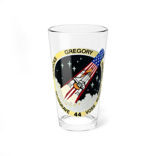 STS 44 (NASA) Pint Glass 16oz 16oz - Go Mug Yourself