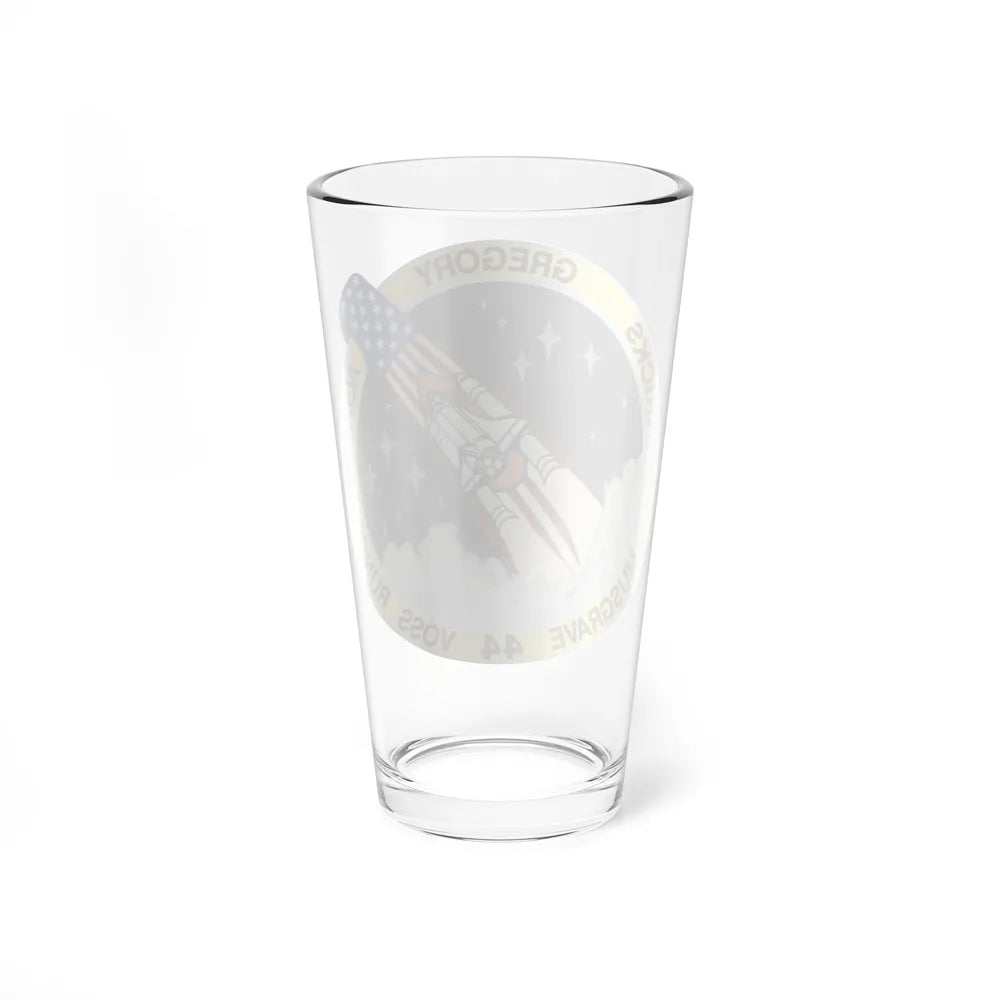 STS 44 (NASA) Pint Glass 16oz-Go Mug Yourself