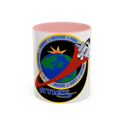 STS 45 (NASA) Accent Coffee Mug 11oz Pink - Go Mug Yourself