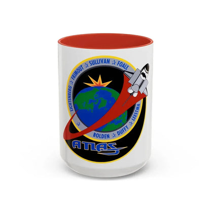 STS 45 (NASA) Accent Coffee Mug 15oz Red - Go Mug Yourself