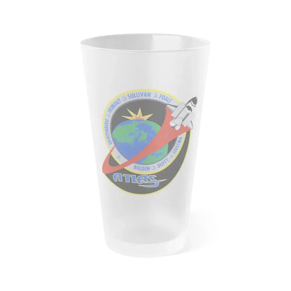 STS 45 (NASA) Frosted Pint Glass 16oz Default Title - Go Mug Yourself