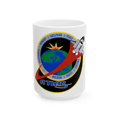 STS 45 (NASA) White Coffee Mug 15oz - Go Mug Yourself