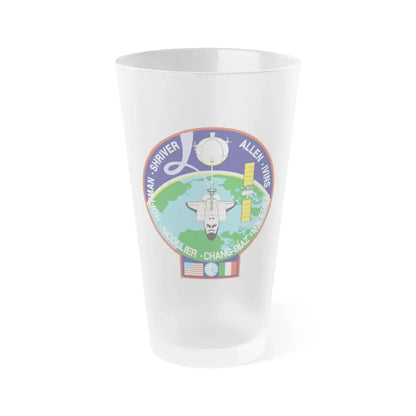 STS 46 (NASA) Frosted Pint Glass 16oz Default Title - Go Mug Yourself