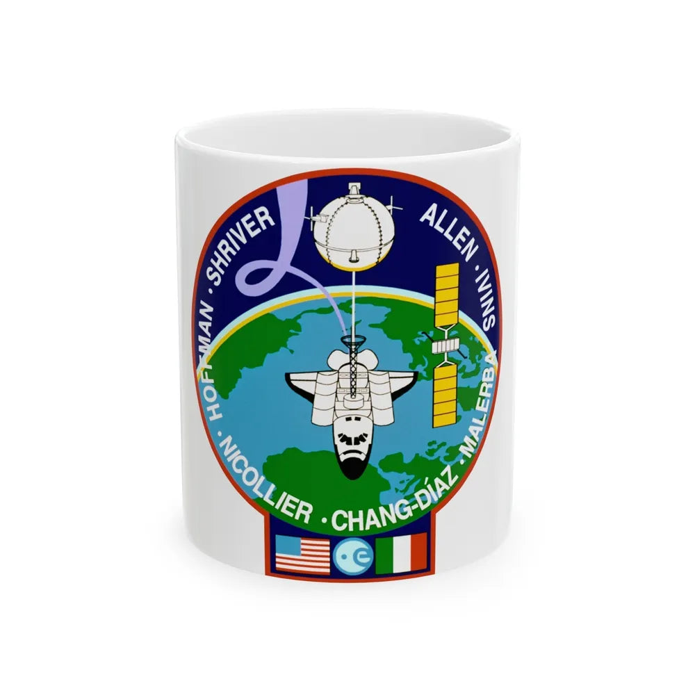 STS 46 (NASA) White Coffee Mug-11oz-Go Mug Yourself