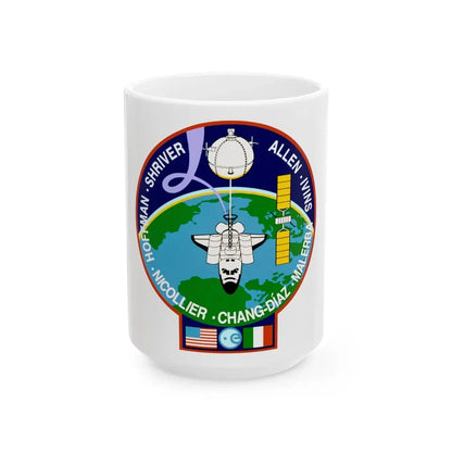 STS 46 (NASA) White Coffee Mug 15oz - Go Mug Yourself