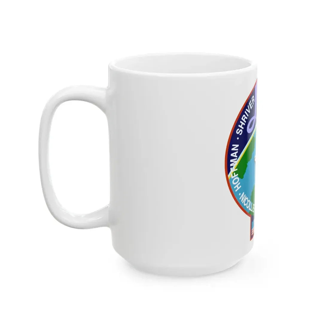 STS 46 (NASA) White Coffee Mug - Go Mug Yourself