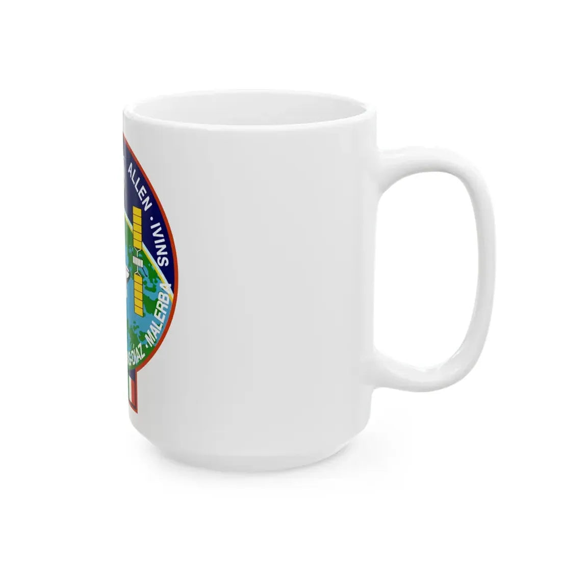 STS 46 (NASA) White Coffee Mug - Go Mug Yourself